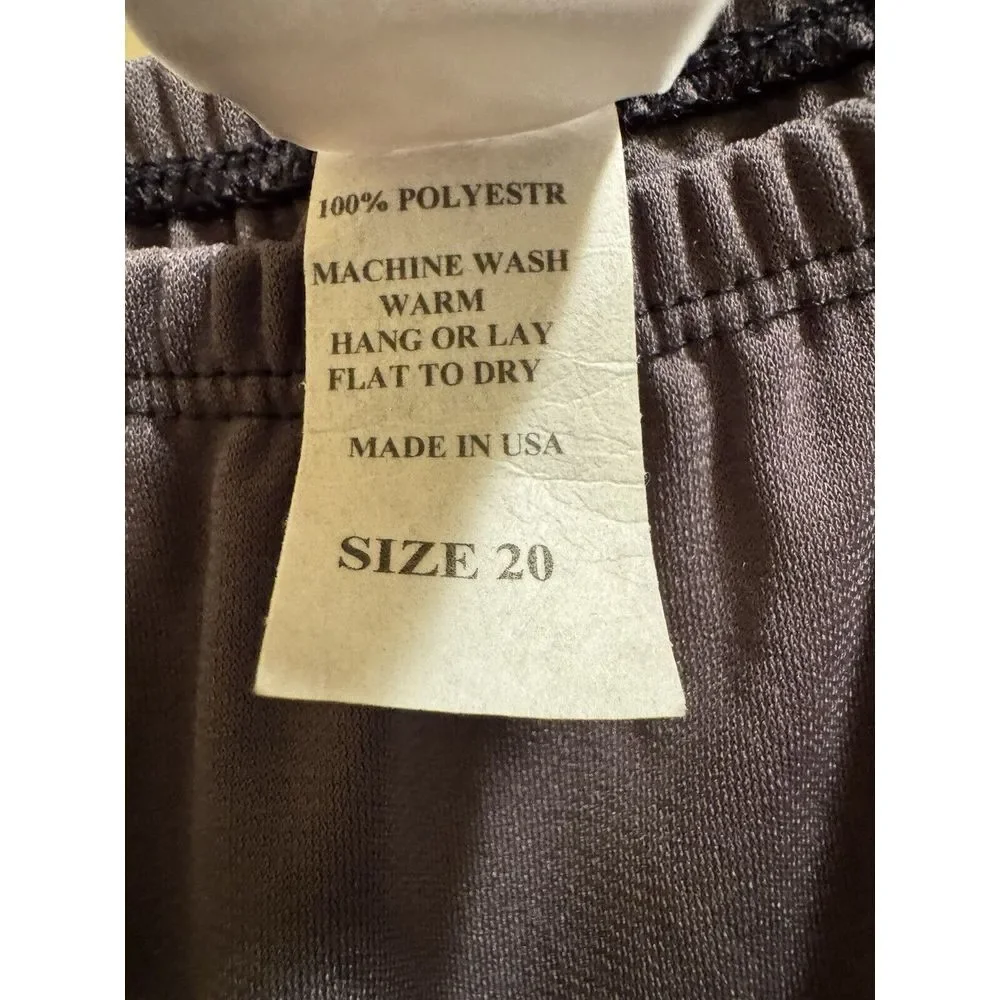 Vintage 80-90's NWT Baby O Gray Skirt Size 20‎ Made In USA New Old Stock